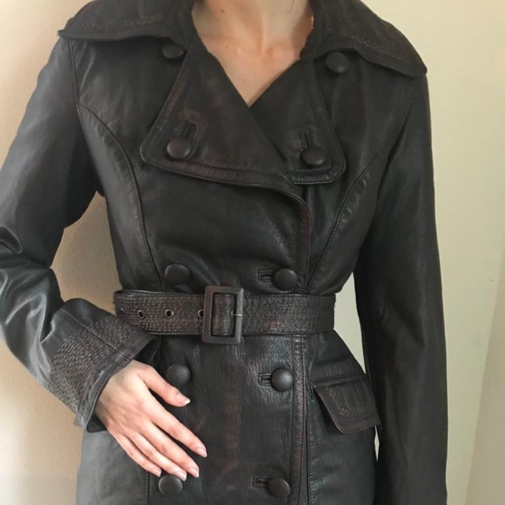 Women's John Varvatos Vintage Leather Jacket